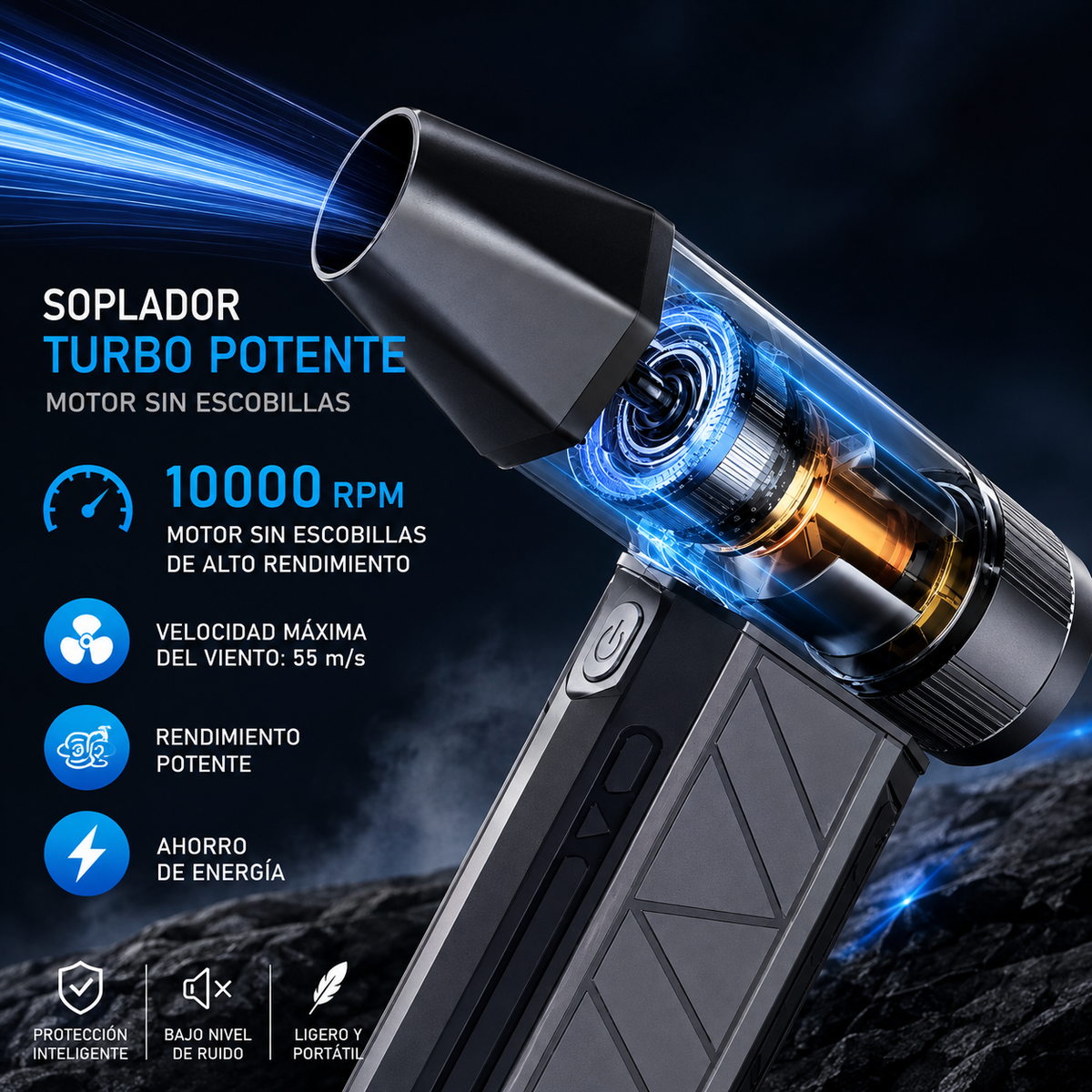 Soplador Turbo Jet Inalámbrico
